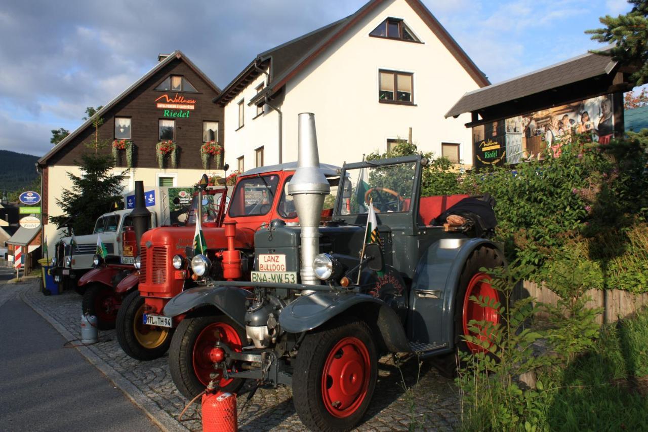 Wellness Hotel Pension&Gaststätte Riedel Oberwiesenthal Exterior foto